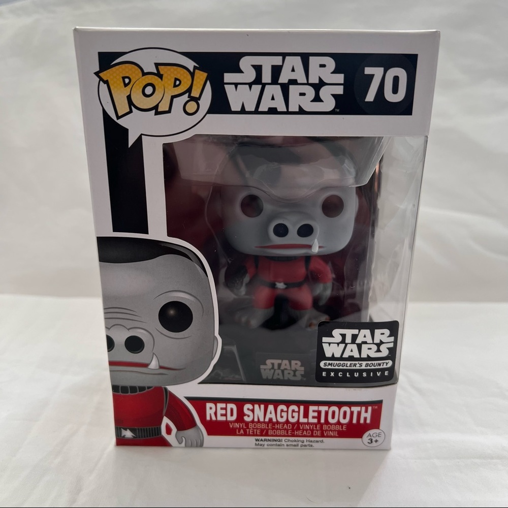 FUNKO POP! Star Wars: 70, Red Snaggletooth, Smuggler’s Bounty Exclusive